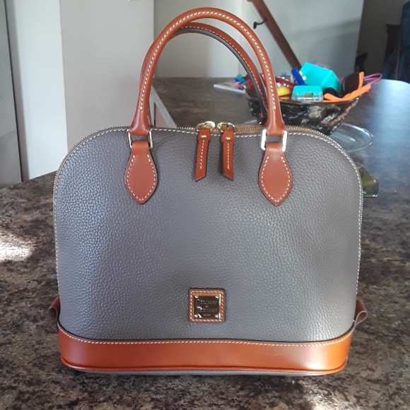 Dooney & Bourke Handbags - Dooney & Bourke Elephant Zip Zip Satchel
